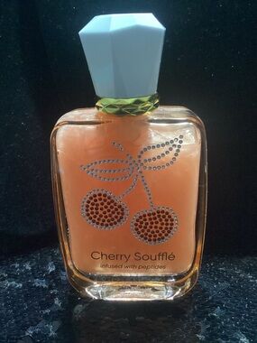 Cherry Soufflé Body Oil — Peach Orange & White Accents